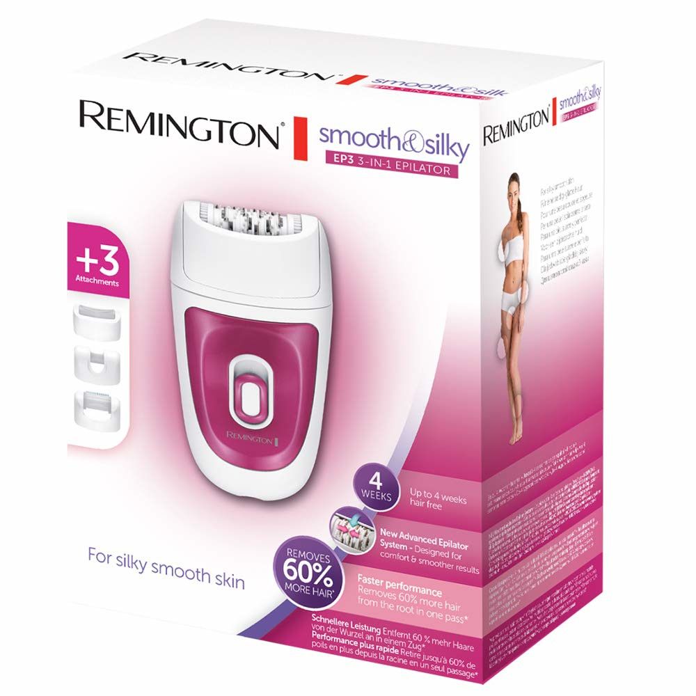 Epilator Remington 3 in 1 Smooth & Silky EP3 EP7300 Remington.ro